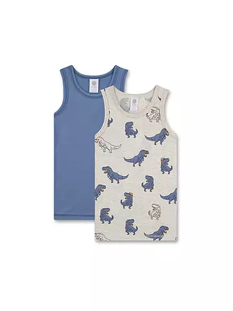 SANETTA | Jungen Unterhemd 2-er Pkg. nature mel | 